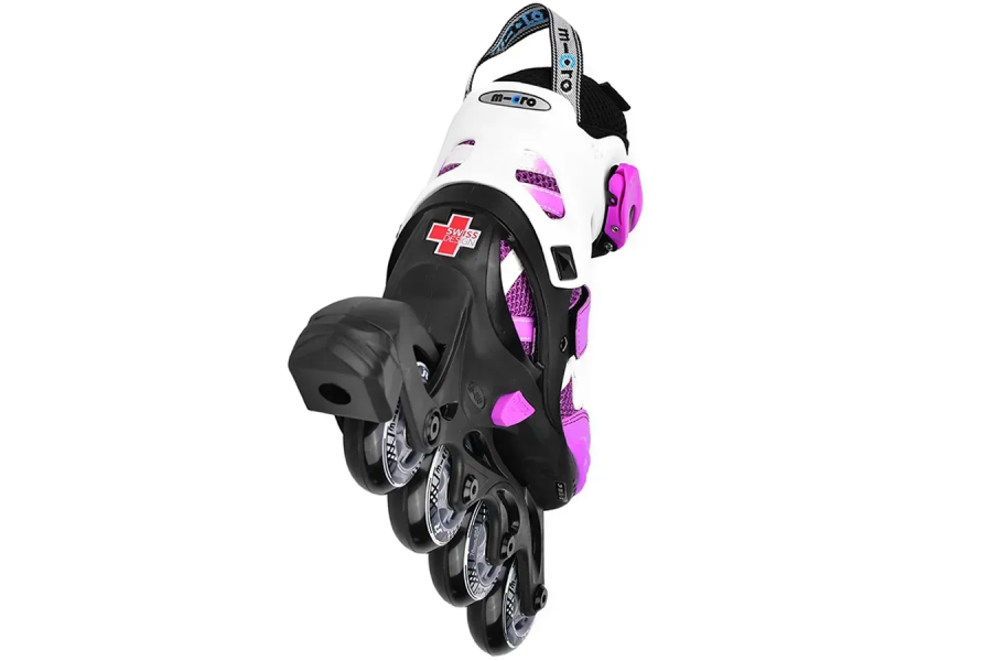 Ролики Micro NEW Shaper Фіолетові з білим