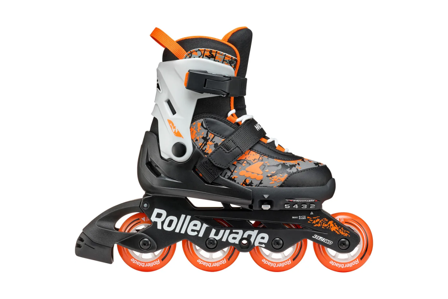 Ролики Rollerblade Microblade SL Чорні з помаранчевим