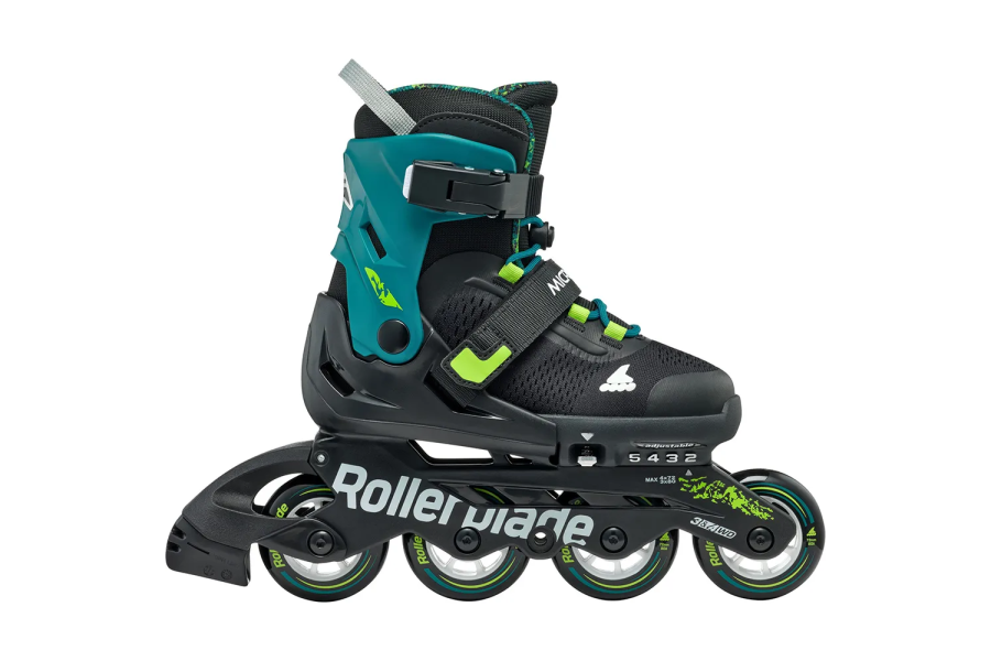 Ролики Rollerblade Microblade XT Чорні з зеленим