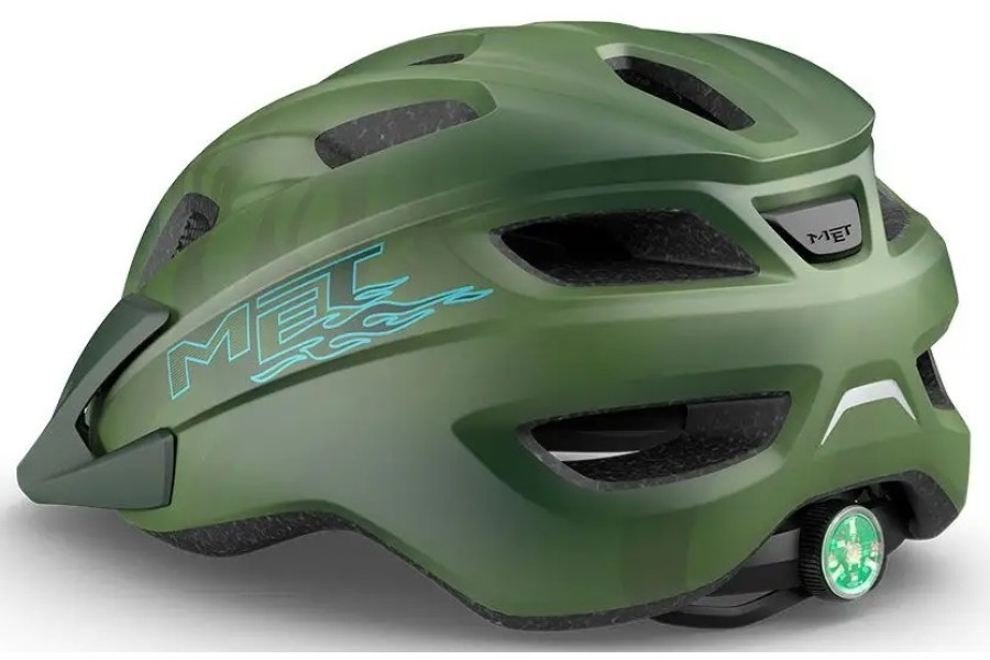 Детский шлем MET Crackerjack CE Green Matt