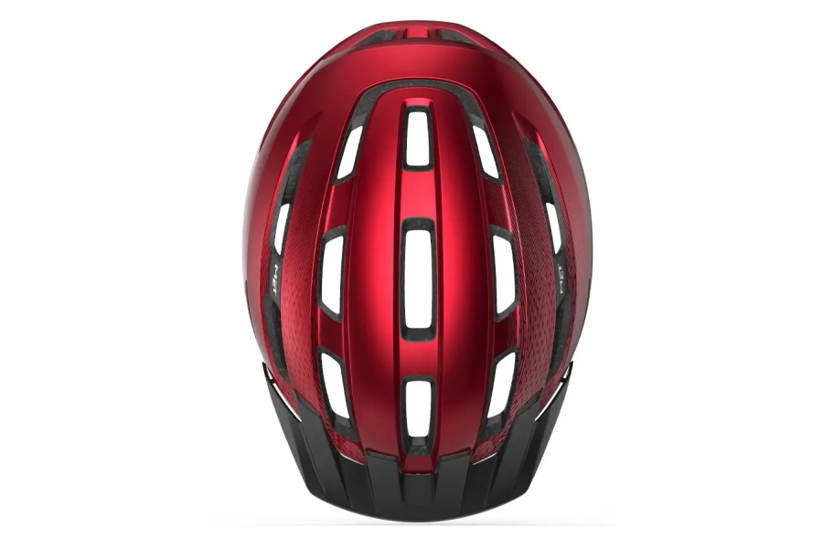 Шлем MET Downtown Mips CE Red Glossy