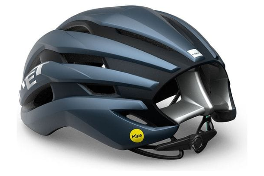 Шлем МЕТ Trenta Mips CE Navy Silver Matt