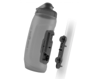 Фляга с коннектором и базой FIDLOCK TWIST bottle 590мл (прозрачный / черный)