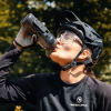 Фляга з конектором та базою FIDLOCK TWIST bottle 590мл., прозорий / чорний