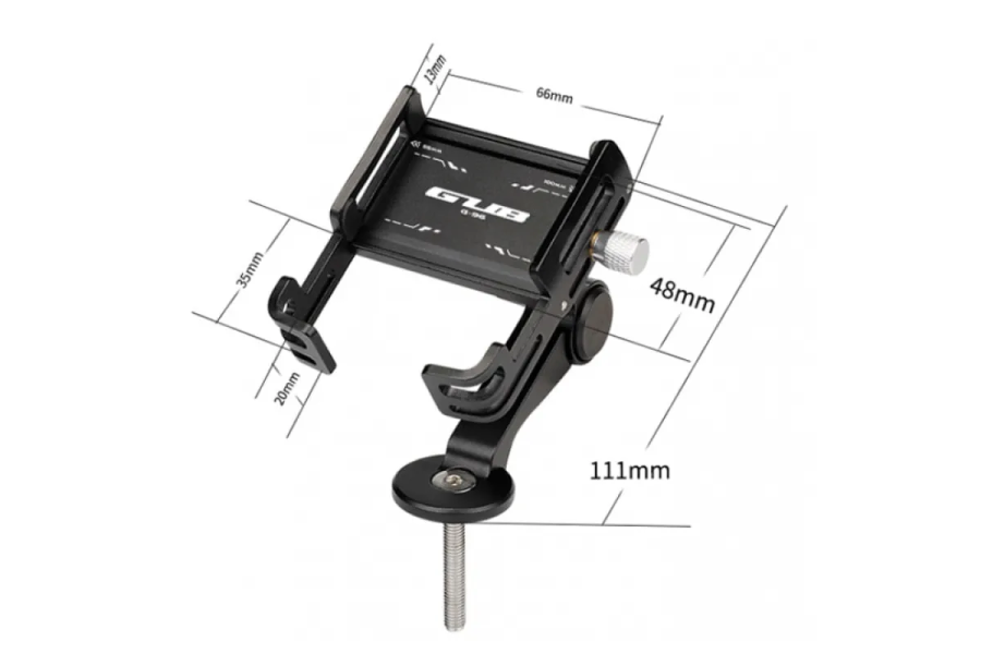 Крепление для телефона GUB G-96 на крышку рулевой колонки велосипеда