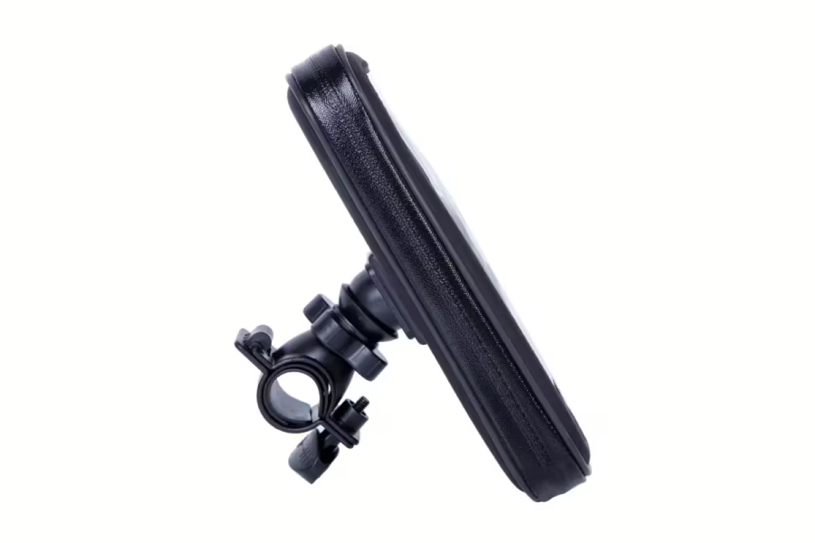Тримач/сумка для смартфона 4,7-6,3" з кріпленням на кермо/виніс BEcool BC-BG016 чорний