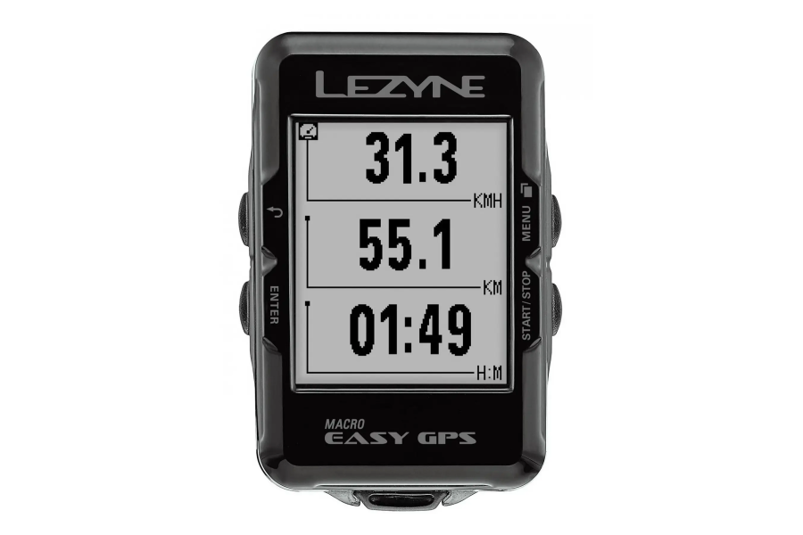 Велокомпьютер GPS Lezyne MACRO EASY GPS Черный Y13