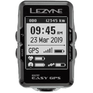 Велокомпьютер GPS Lezyne MACRO EASY GPS Черный Y13