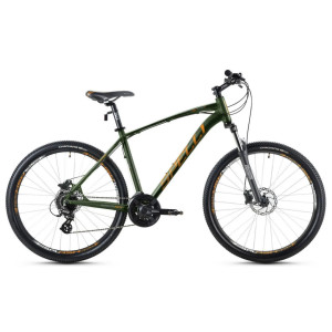Велосипед Spelli SX-4700 29  темно зелений з помаранчевим