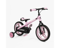 Велосипед-велобег 2в1 Corso Kiddo 12" розовый