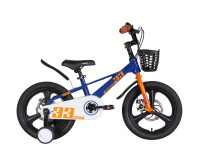 Дитячий велосипед SPACE KID ORION 16 синiй з помаранчевим 2026