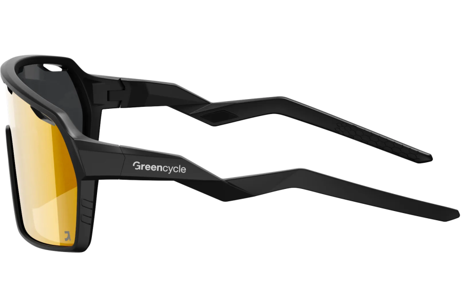 Окуляри Green Cycle RAYNOX з дзеркальною лінзою, чорні