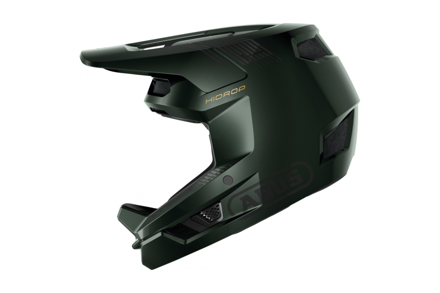 Велошлем фулфэйс ABUS HIDROP moss green
