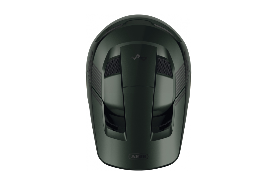 Велошлем фулфэйс ABUS HIDROP moss green