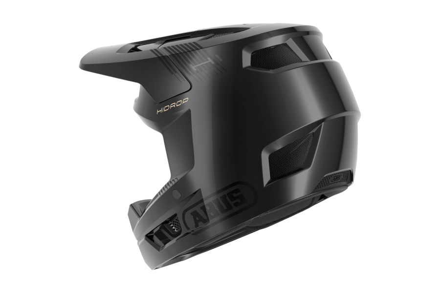 Велошолом фулфейс ABUS HIDROP shiny black