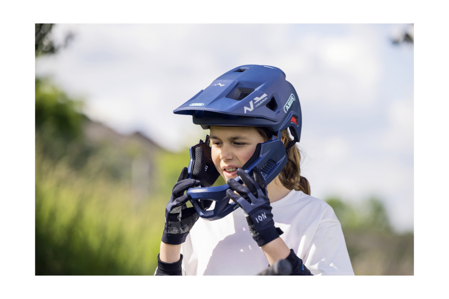 Велошлем фулфэйс ABUS YOUDROP FF midnight blue