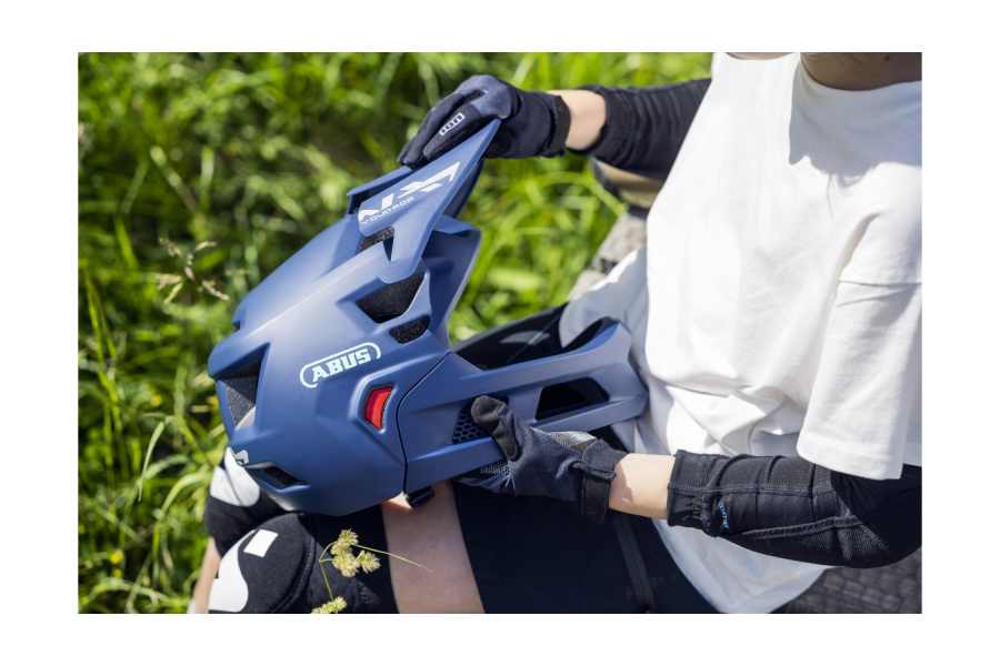 Велошлем фулфэйс ABUS YOUDROP FF midnight blue