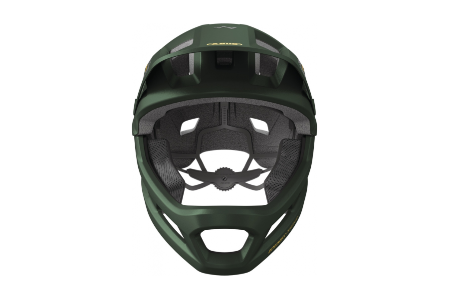 Велошолом фулфейс ABUS YOUDROP FF moss green