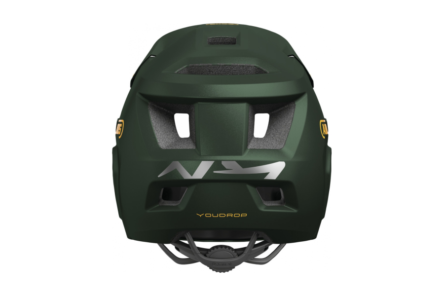 Велошолом фулфейс ABUS YOUDROP FF moss green