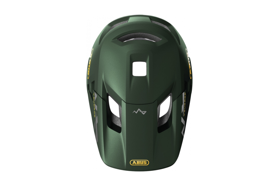 Велошолом фулфейс ABUS YOUDROP FF moss green