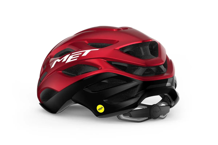 Шолом MET ESTRO MIPS CE RED BLACK METALLIC | GLOSSY