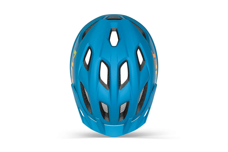 Шлем подростковый MET Crackerjack CE Cyan | Matt UN