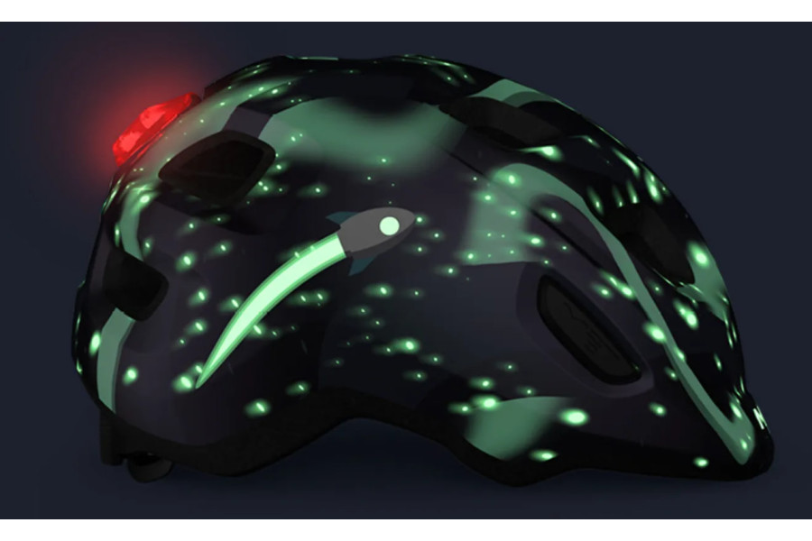 Детский шлем MET HOORAY CE SPACE | GLOW IN THE DARK