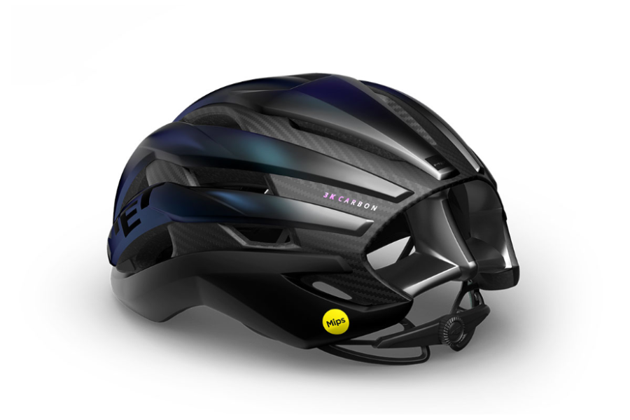 Шлем MET TRENTA 3K CARBON MIPS CE BLUE IRIDESCENT | MATT