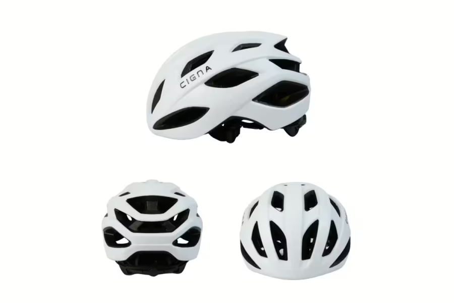 Шлем велосипедный CIGNA TT-42 белый (мат) AM