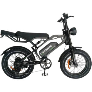 Електрофетбайк Crosser 777 20" 1000 Вт 48В 15Аг чорний