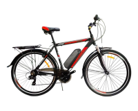 Электровелосипед Crosser eGamma 28  500 Вт 36В 13Аг черный с красным
