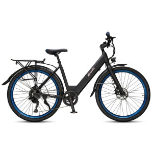 Електровелосипед Crosser E-PROPELLA 27,5" 350 Вт 36В 9,6Аг темно-сірий