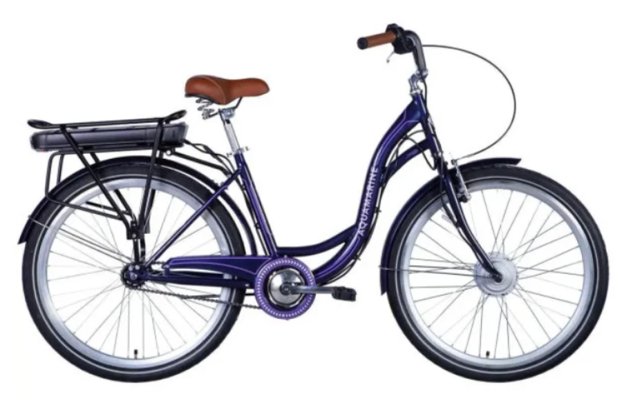 Электровелосипед 26" Dorozhnik eAquamarine 350 Вт. 36 В. 12,8 А*ч редуктор