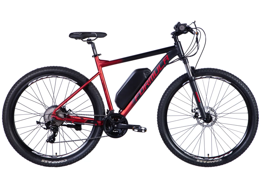 Електровелосипед Formula eF-1 AM DD 29*18,5 500W, 36V, 13 Ah Pedal Assist System чорно-червоний (матовий)