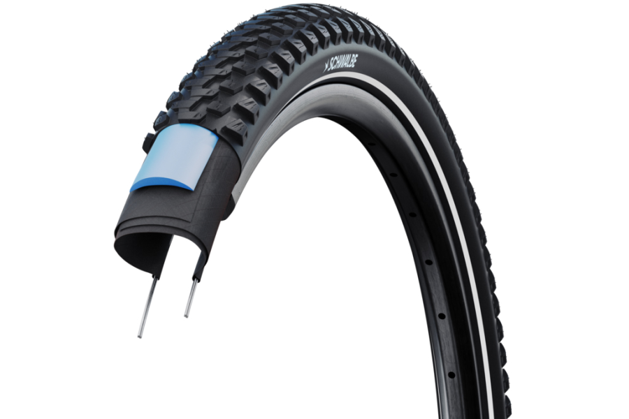 Покришка 27.5x2.25 650B (57-584) Schwalbe Marathon Plus MTB SmartGuard, TwinSkin B/B+RT HS468 ADDIX 67EPI 36B