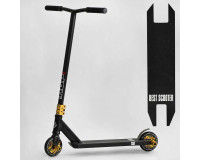 Трюковий самокат BestScooter HOP чорний з золотим