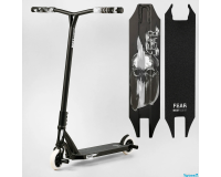 Трюковий самокат BestScooter FEAR чорний з блакитним