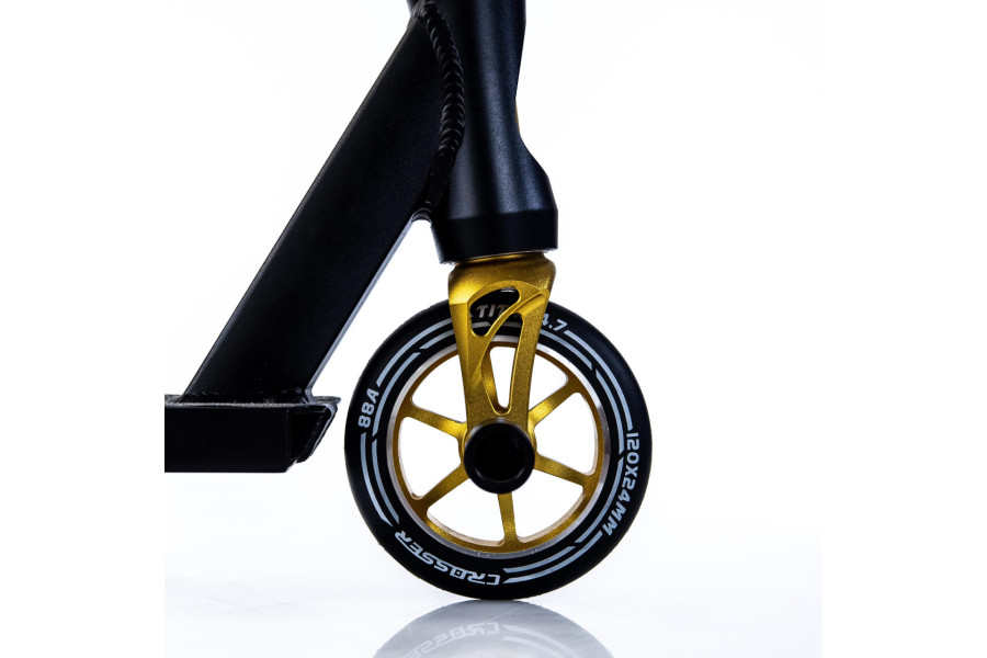 Трюковый самокат TITAN 4.7 110 мм Черно-Золотой