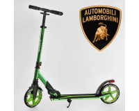 Самокат Lamborghini алюм. зеленый