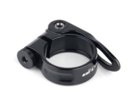 Хомут подседельный 34,9 черный анодированный з эксцентрик. GUB