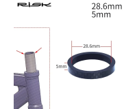 Кольцо проставочное карбон 5*28.6 Risk RA120-1-2