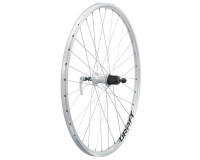 Колесо заднее KLS Draft 26'' серебристый Vbr 32H кассета 8-10 ск