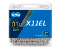 Ланцюг 11 шв. 118 лан . silver/silver KMC X11EL із замком NEW BOX