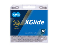 Ланцюг KMC X-Glide Grey Cues 11/10/9 шв., 126 л. + замок
