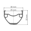 Обод DT Swiss U 623 29 25 мм disc brake 32 отв.