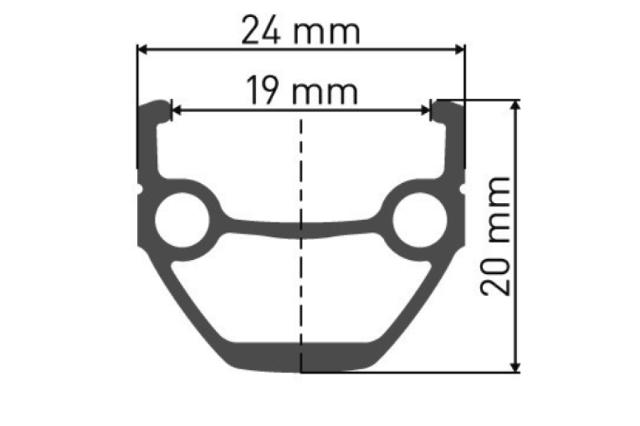 Обод DT Swiss 535 29 19 мм rim brake A E BL 02P STD VI 32 отв.
