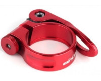 Хомут п/сед 34,9 красный анодированный с эксцентриком GUB