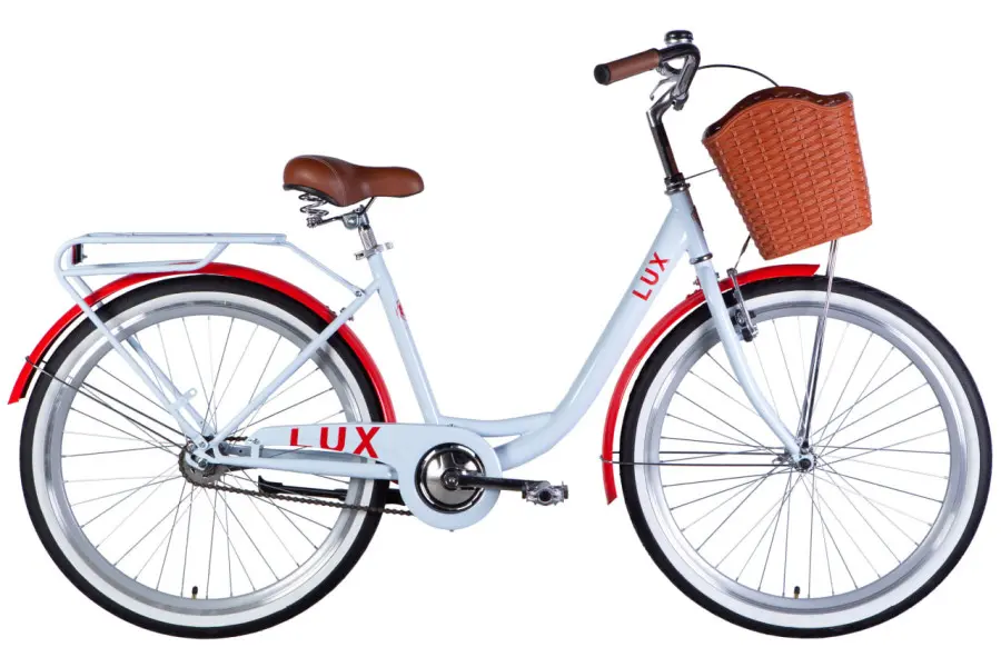 Велосипед Dorozhnik LUX 26 Velosteel світло-блакитний - ВЕЛОЛЕНД