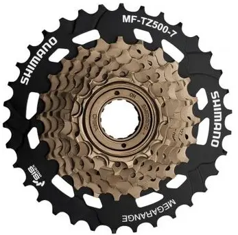 Трещотка Shimano MF-TZ500-7 Tourney 7 ск. 14-34T MegaRange, бронз