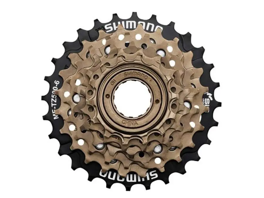 ツマヨウジ Трещотка Shimano TZ-500 6-скоростей 14-28т - ВЕЛОЛЕНД